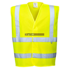 Portwest FR75 Lángálló jól láthatósági mellény (Sárga, XXL/3XL)