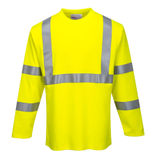 Portwest FR Hi-Vis hosszú ujjú pólóing láthatósági ruházat