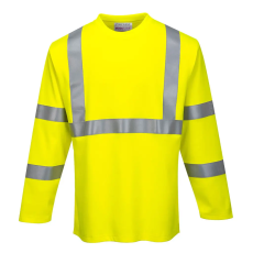 Portwest FR Modaflame Hi-Vis hosszú ujjú póló sárga S