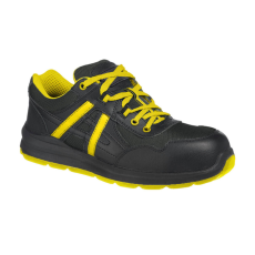 Portwest FT60 Mersey Védőcipő S1P SRC (fekete/sárga, 47)