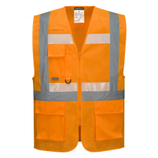 Portwest G456 - Glowtex vezetői mellény Ezee zippzárral láthatósági ruházat