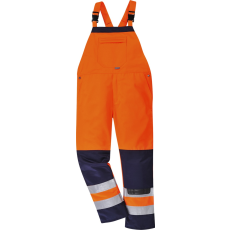 Portwest Girona Hi-Vis nadrág (narancs/tengerészkék, L)