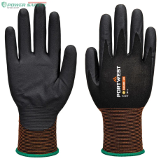 Portwest GP Grip 18 Nitril Mikrohabos kesztyű - Fekete