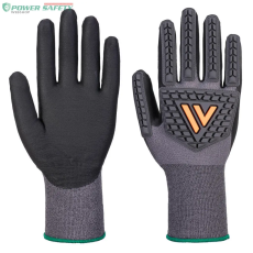 Portwest Grip 15 nitril ütésálló kesztyű - Fekete