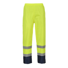 Portwest H444YNR5XL Portwest Hi-Vis klasszikus kontrasztos esőnadrág munkaruha