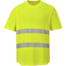 Portwest Hálós póló (sárga, 3XL) láthatósági ruházat