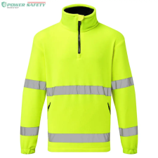 Portwest Hi-Vis 1/2 Zip polár - Sárga láthatósági ruházat