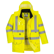 Portwest Hi-Vis 7:1 Traffic kabát sárga XXS láthatósági ruházat