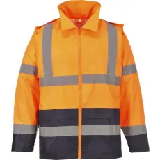 Portwest Hi-Vis Classic Contrast esődzseki Orange/Navy L