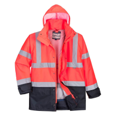 Portwest Hi-Vis Executive 5 az 1-ben kabát Red/Navy S
