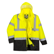 Portwest Hi-Vis Executive 5 az 1-ben kabát Yellow/Black M
