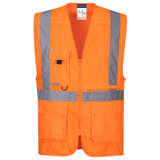 Portwest Hi-Vis Executive mellény tablet zsebbel láthatósági ruházat