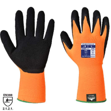 Portwest Hi-Vis Grip mártott latex védőkesztyű védőkesztyű