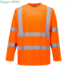 Portwest Hi-Vis hosszú ujjú póló - Narancs