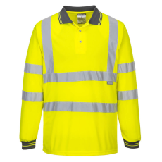 Portwest Hi-Vis hosszú ujjú pólóing sárga L
