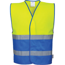 Portwest Hi-Vis kéttónusú mellény (sárga/tengerészkék, XXL/3XL)