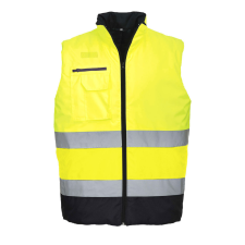 Portwest Hi-Vis kéttónusú mellény Yellow/Navy XXXL láthatósági ruházat
