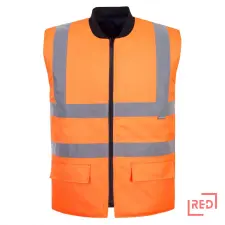Portwest Hi-Vis kifordítható mellény narancs L munkaruha