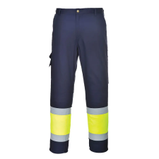 Portwest Hi-Vis könnyű, kéttónusú Combat nadrág munkaruha