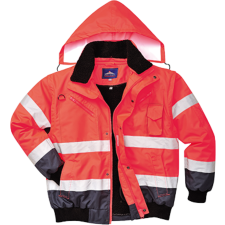 Portwest Hi-Vis Kontraszt Bomber dzseki munkaruha