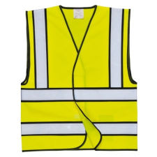 Portwest Hi-Vis mellény fekete betétekkel, Jólláthatósági láthatósági ruházat