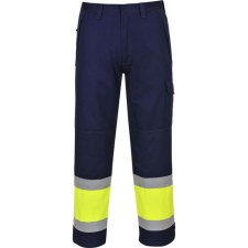 Portwest Hi-Vis Modaflame nadrág (sárga/tengerészkék, XXL) láthatósági ruházat