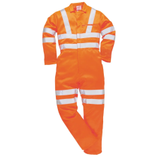 Portwest Hi-Vis polipamut overall narancs 5XL láthatósági ruházat