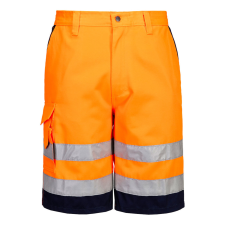 Portwest Hi-Vis rövidnadrág Orange/Navy S láthatósági ruházat