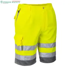 Portwest Hi-Vis rövidnadrág - Sárga/Szürke láthatósági ruházat