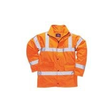 Portwest Hi-Vis Traffic kabát RT30 Narancs XS méret láthatósági ruházat