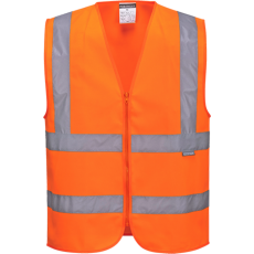 Portwest Hi-Vis zippzáras mellény (sárga, XXL)