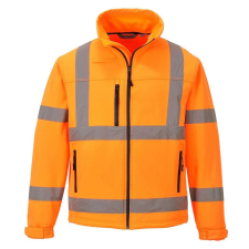 Portwest HiVis Classic Softshell védőkabát (3L) Portwest-S424 XXL narancs láthatósági ruházat