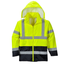 Portwest HiVis kontraszt esőkabát-H443 XXL kék és sárga