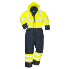 Portwest HiVis kontraszt védőoverall - párnázott PORTWEST-S485 XXL kék és sárga