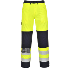 Portwest HiVis Multi-Norm nadrág Yellow/Navy S