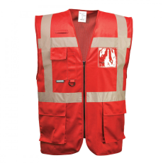 Portwest Iona vezetői mellény (piros, XL)