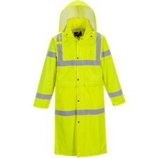 Portwest Jól láthatósági esőköpeny 122cm H445 Narancs L méret láthatósági ruházat