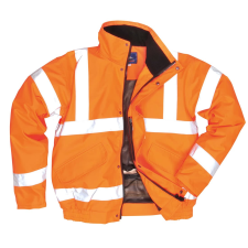 Portwest jól láthatósági lélegző dzseki (Class 3) (narancs*, L) láthatósági ruházat