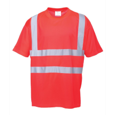 Portwest Jól láthatósági póló (piros*, M) láthatósági ruházat