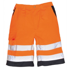 Portwest Jól láthatósági rövidnadrág (narancs/tengerészkék, L)