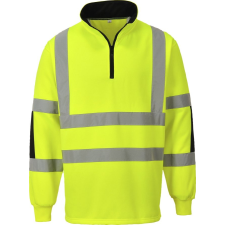 Portwest Jól láthatósági Rugby pulóver (sárga*, XL) láthatósági ruházat