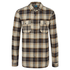 Portwest KA307 KA3 kockás ing barna munkaruha