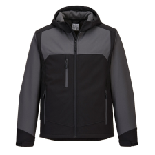 Portwest Kapucnis Softshell kabát Portwest KX362 fekete - szürke munkaruha