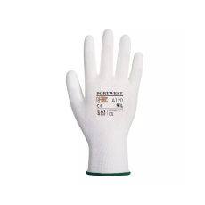 Portwest Kesztyű precíziós PU mártott tenyérrel 2XL-es méret A120 Portwest fehér