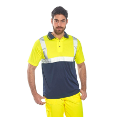 Portwest kétszínű védőpóló - S479 XL kék és sárga