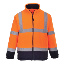 Portwest kéttónusú Hi-Vis gyapjúdzseki-F301 XL narancs láthatósági ruházat
