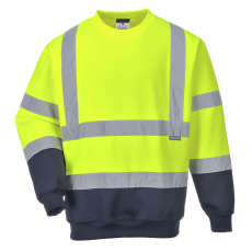 Portwest Kéttónusú Hivis pulóver Yellow/Navy 4XL