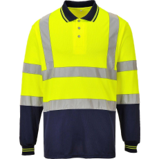 Portwest kéttónusú, hosszú ujjú pólóing S279 XXXL sárga