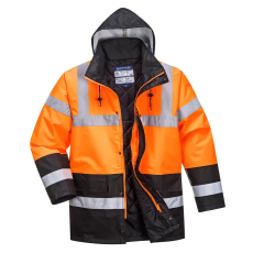 Portwest Kéttónusú Traffic kabát (narancs/fekete, 3XL)