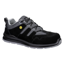 Portwest Kompozit Trainer S1 ESD SR FO Black/Grey 41 munkavédelmi cipő